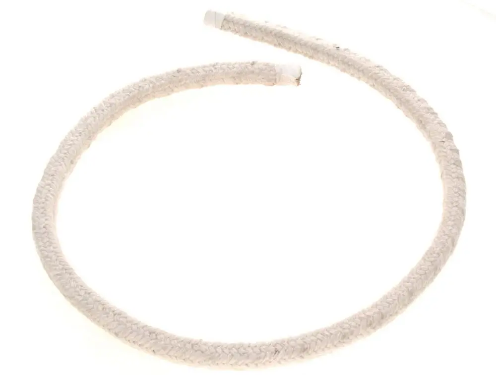 Bosch Dichtschnur in Form eines geschlossenen Rings, in hellen Farben, mit geflochtenem Design und gewickelten Enden.